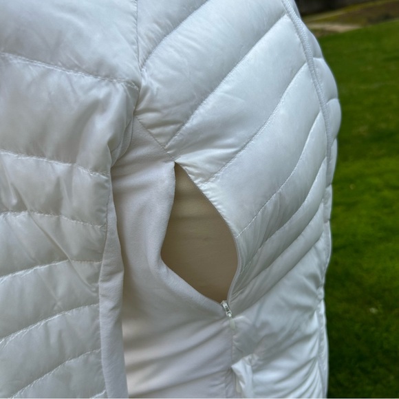 Lululemon Down for a Run Jacket in White Size 6 - Picture 11 of 16
